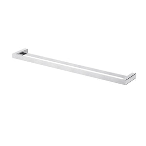 MODERN NATIONAL NOVA DOUBLE TOWEL RAIL 779MM BRUSHED CHROME