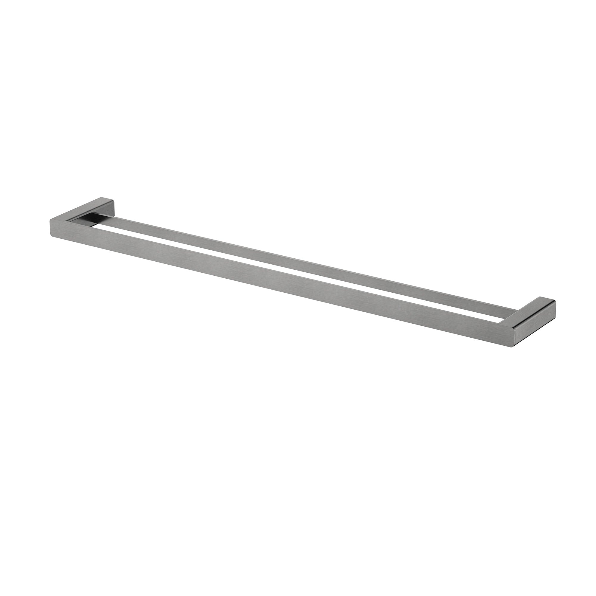 MODERN NATIONAL NOVA DOUBLE TOWEL RAIL 779MM GUN METAL