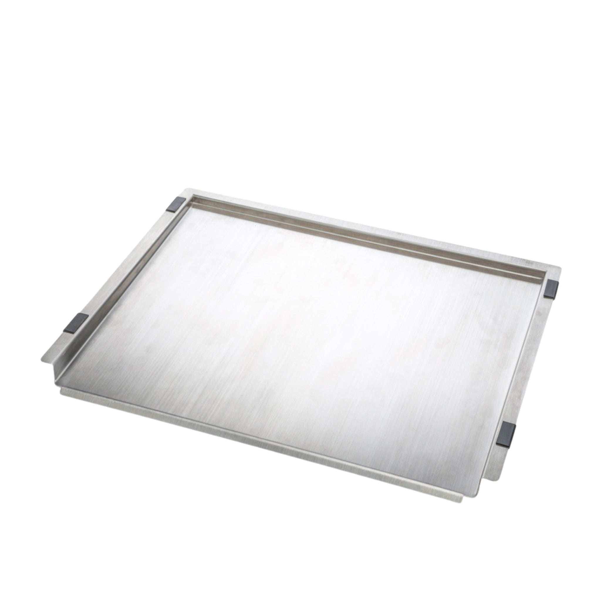 OLIVERI BENCH TOP DRAINER TRAY 430MM NATURAL STEEL
