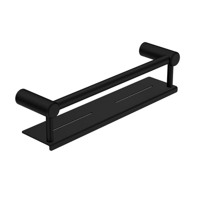 NERO MECCA CARE GRAB RAIL WITH SHELF MATTE BLACK (AVAILABLE IN 300MM AND 450MM)