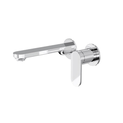 LINSOL CAPO 2-PLATE WALL BASIN / BATH MIXER 188MM CHROME
