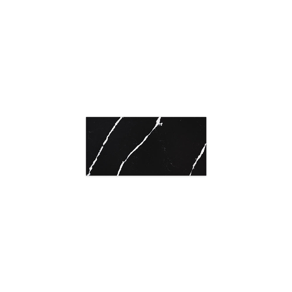 FIENZA NERO VENA SILICA FREE RECTANGULAR STONE BENCHTOP (AVAILABLE IN 750MM, 900MM AND 1200MM)