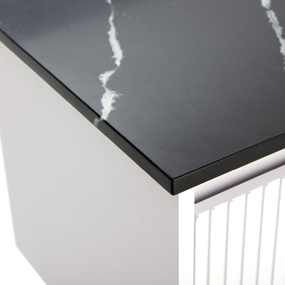 FIENZA NERO VENA SILICA FREE RECTANGULAR STONE BENCHTOP (AVAILABLE IN 750MM, 900MM AND 1200MM)