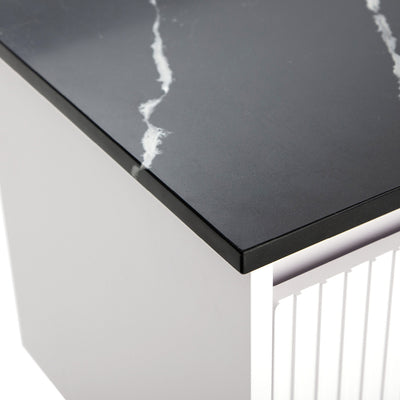 FIENZA NERO VENA SILICA FREE RECTANGULAR STONE BENCHTOP (AVAILABLE IN 750MM, 900MM AND 1200MM)
