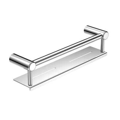 NERO MECCA CARE GRAB RAIL WITH SHELF CHROME (AVAILABLE IN 300MM AND 450MM)