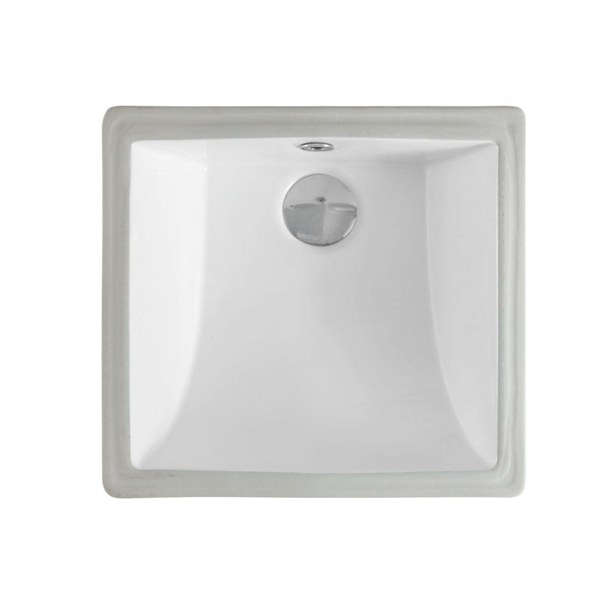 MERCIO NUE SQUARE UNDER COUNTER BASIN GLOSS WHITE 440MM