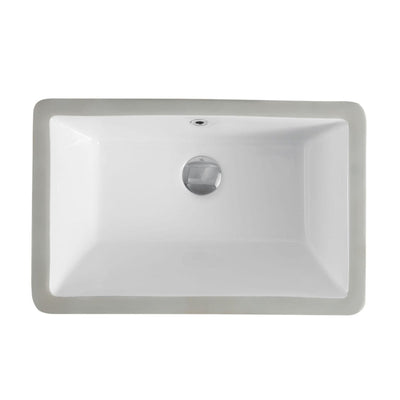 MERCIO NUE RECTANGULAR UNDER COUNTER BASIN GLOSS WHITE 530MM