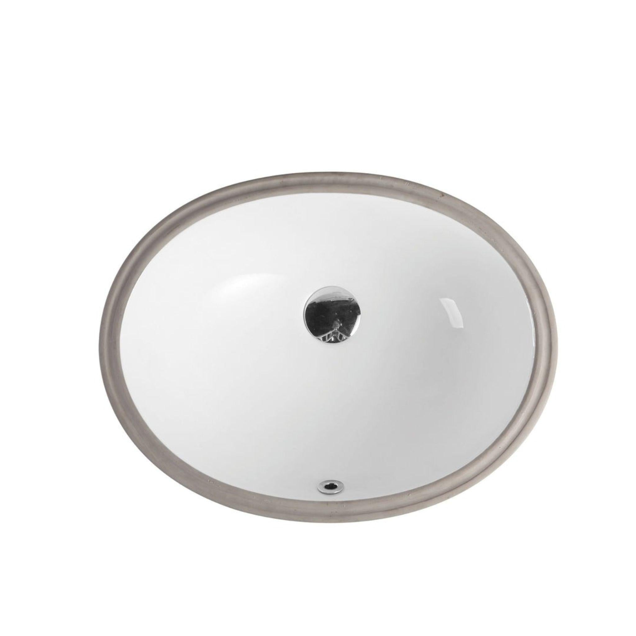 MERCIO NUE OVAL UNDER COUNTER BASIN GLOSS WHITE 585MM