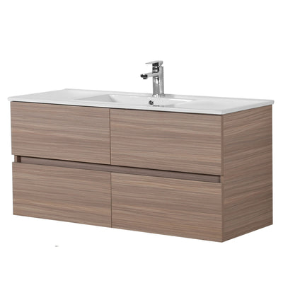 POSEIDON STELLA OAK 1500MM SINGLE BOWL WALL HUNG VANITY
