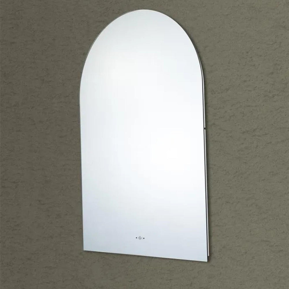 POSEIDON AURA ARCH BACKLIT LED MIRROR 3 COLOUR LIGHTS 600X900MM