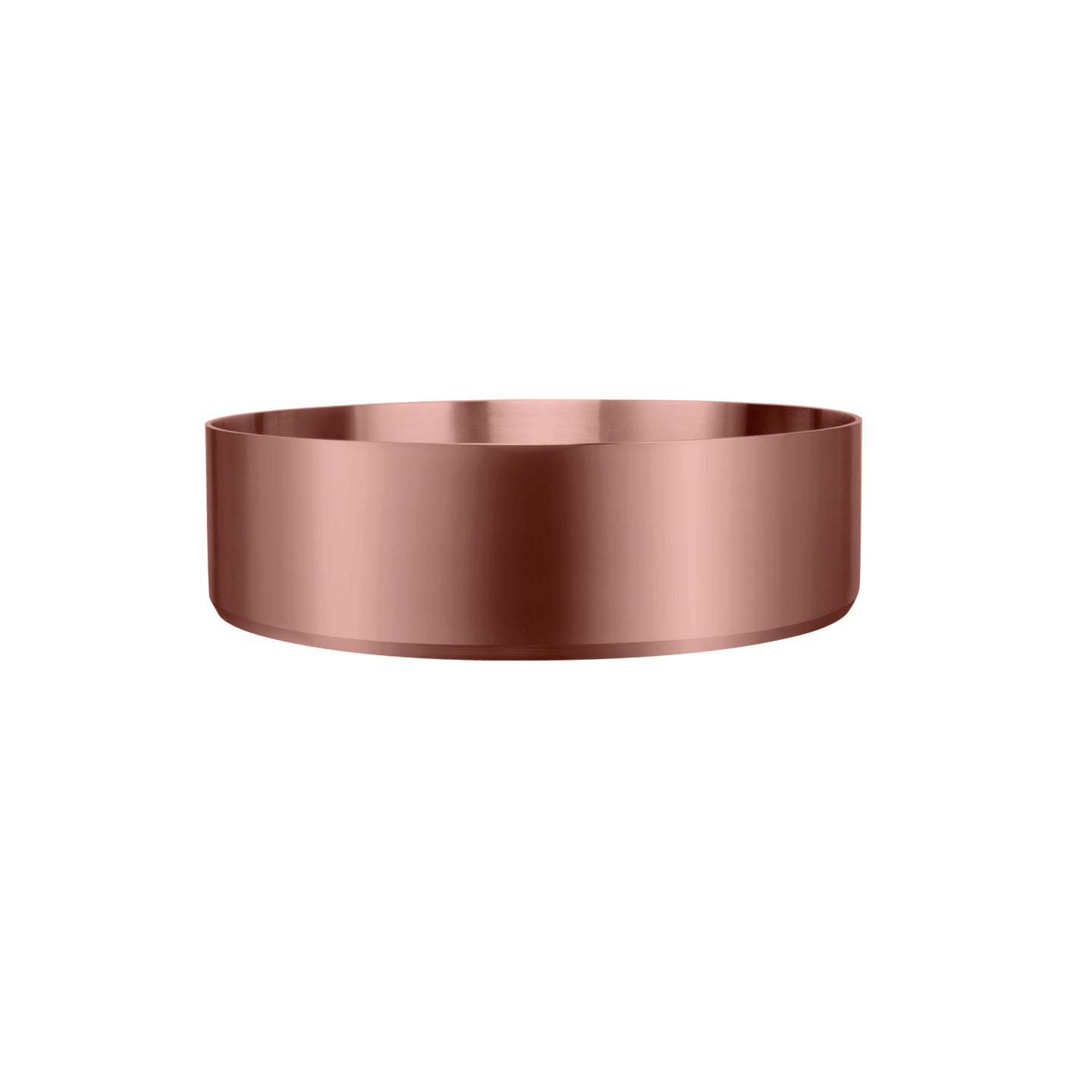 OLIVERI MILAN ROUND STAINLESS STEEL COUNTER TOP BASIN COPPER 400MM