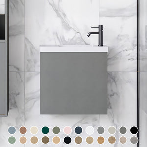 TIMBERLINE OLLIE SPACE SAVING SINGLE BOWL CUSTOM WALL HUNG VANITY