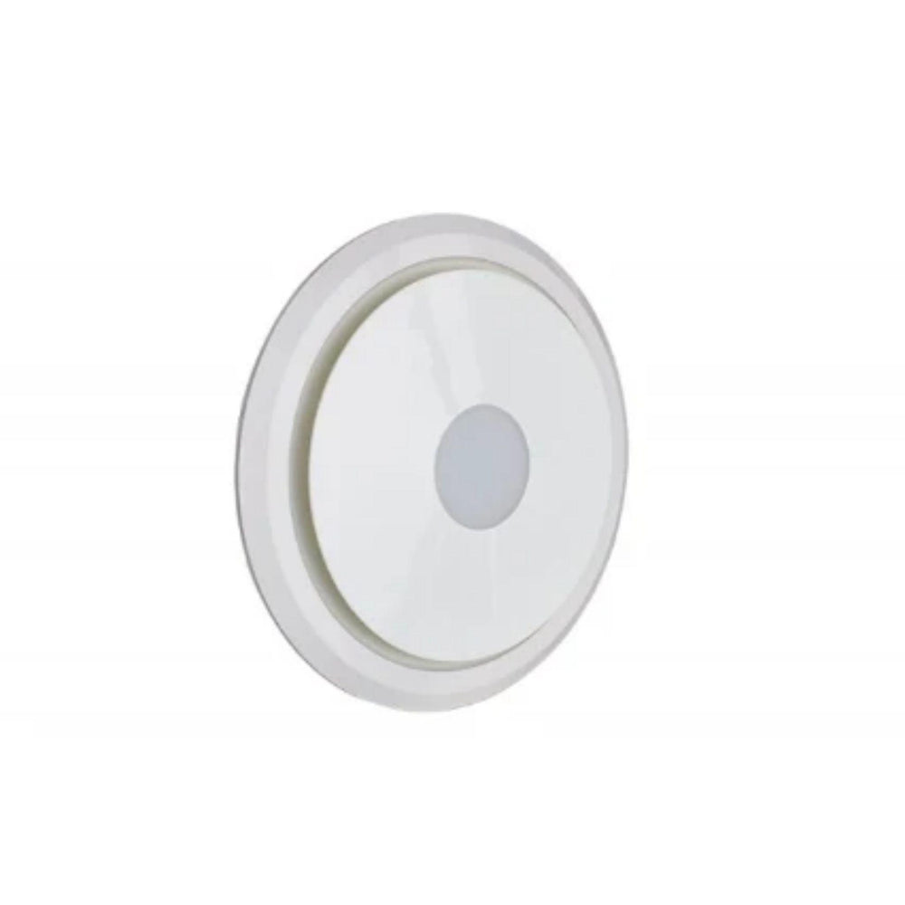 VENTAIR OLSON 200 LED UNIVERSAL SIDE DUCTED EXHAUST WITH 10 WATT LED CENTRE LIGHT FAN WHITE