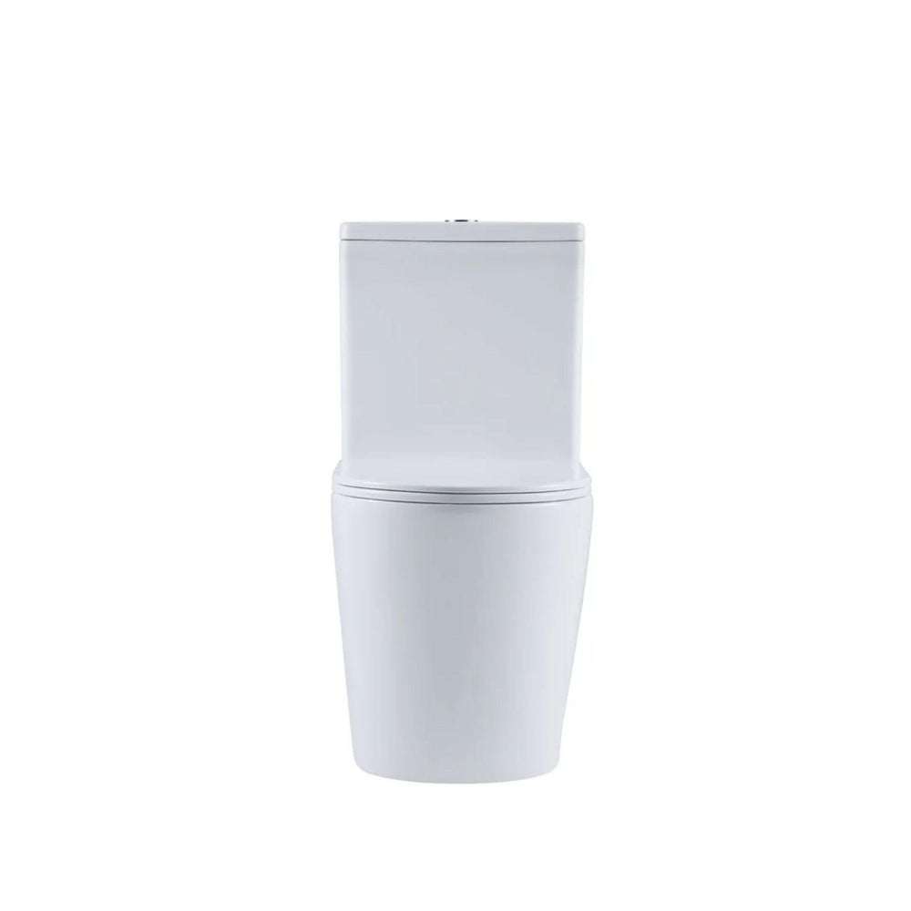 MERCIO OXFORD QUIET RIMLESS AND TORNADO FLUSH BACK TO WALL TOILET SUITE GLOSS WHITE