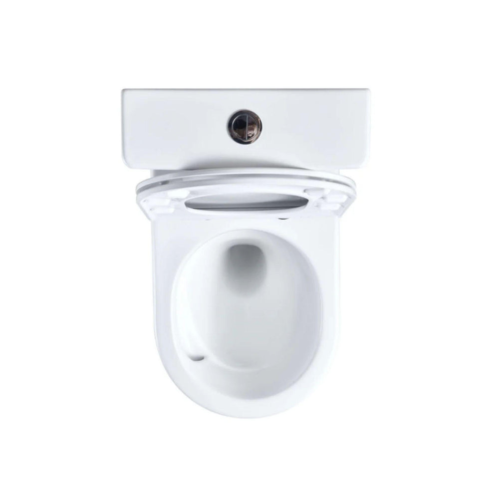 MERCIO OXFORD QUIET RIMLESS AND TORNADO FLUSH BACK TO WALL TOILET SUITE GLOSS WHITE