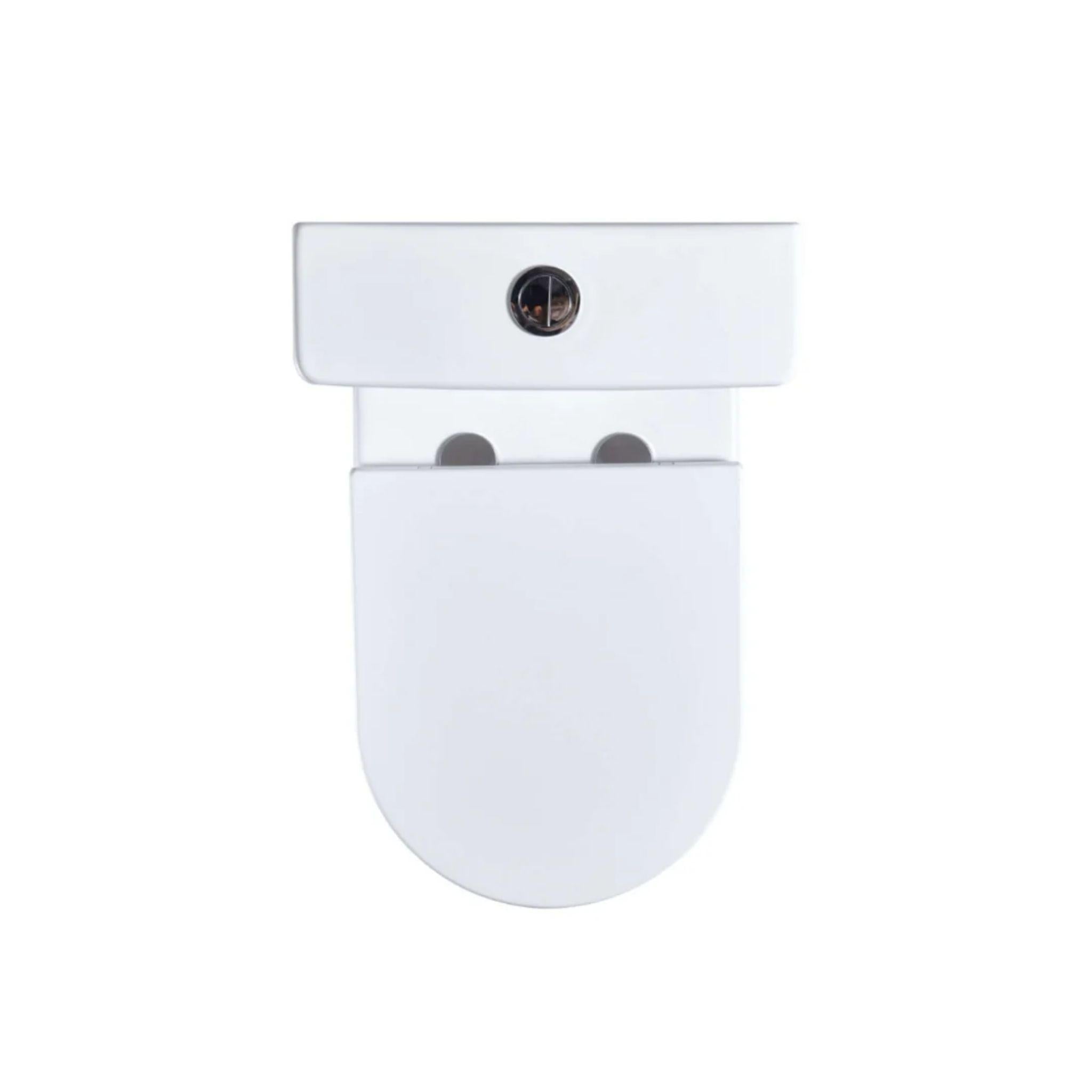 MERCIO OXFORD QUIET RIMLESS AND TORNADO FLUSH BACK TO WALL TOILET SUITE GLOSS WHITE