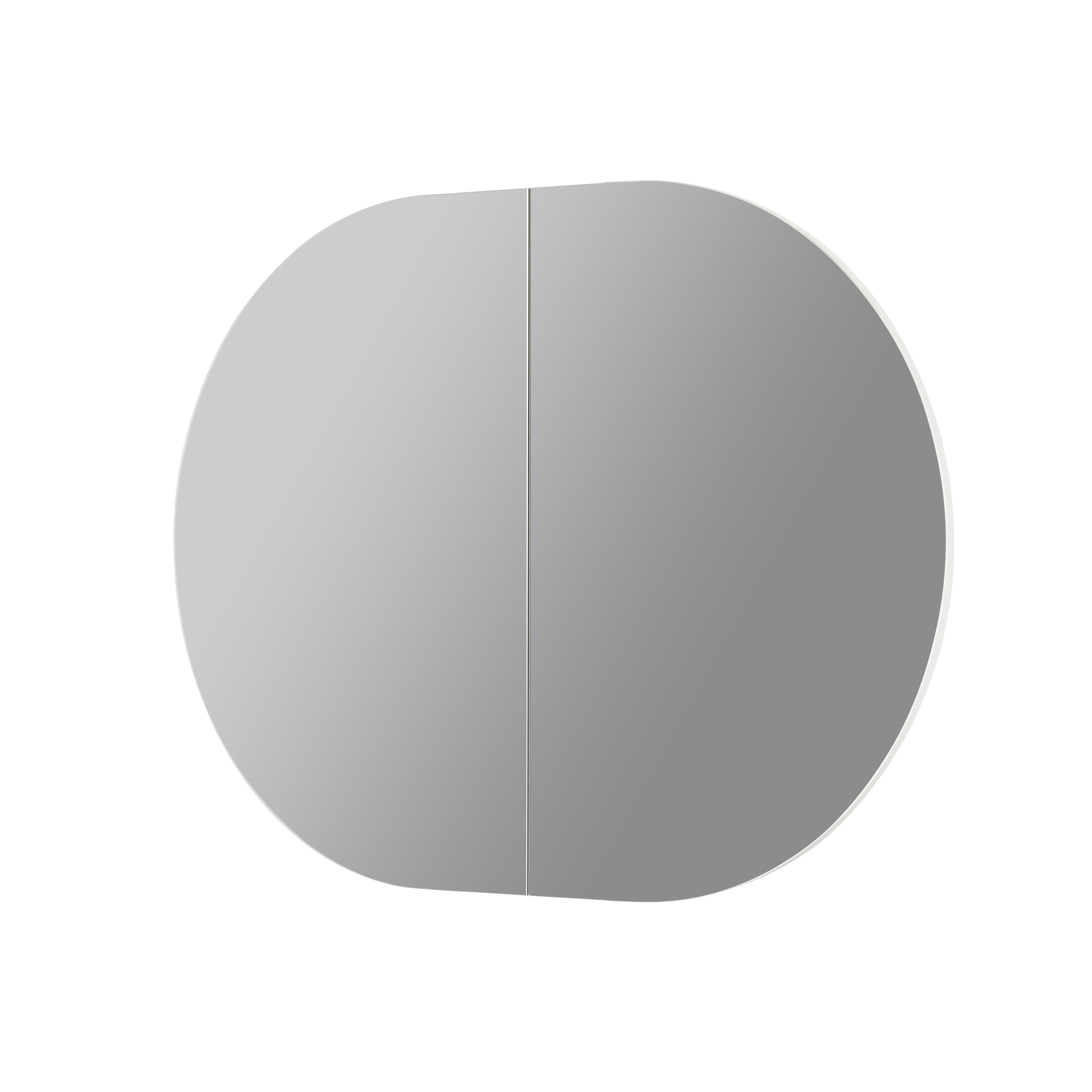 CETO OLIVIA MATTE WHITE MIRROR SHAVING CABINET 900X600MM