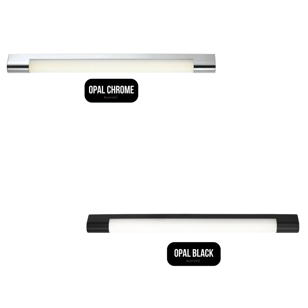 TELBIX ORAS 18W LED WALL BRACKET OPAL CHROME 665MM