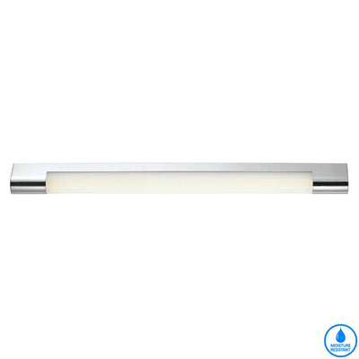 TELBIX ORAS 18W LED WALL BRACKET OPAL CHROME 665MM