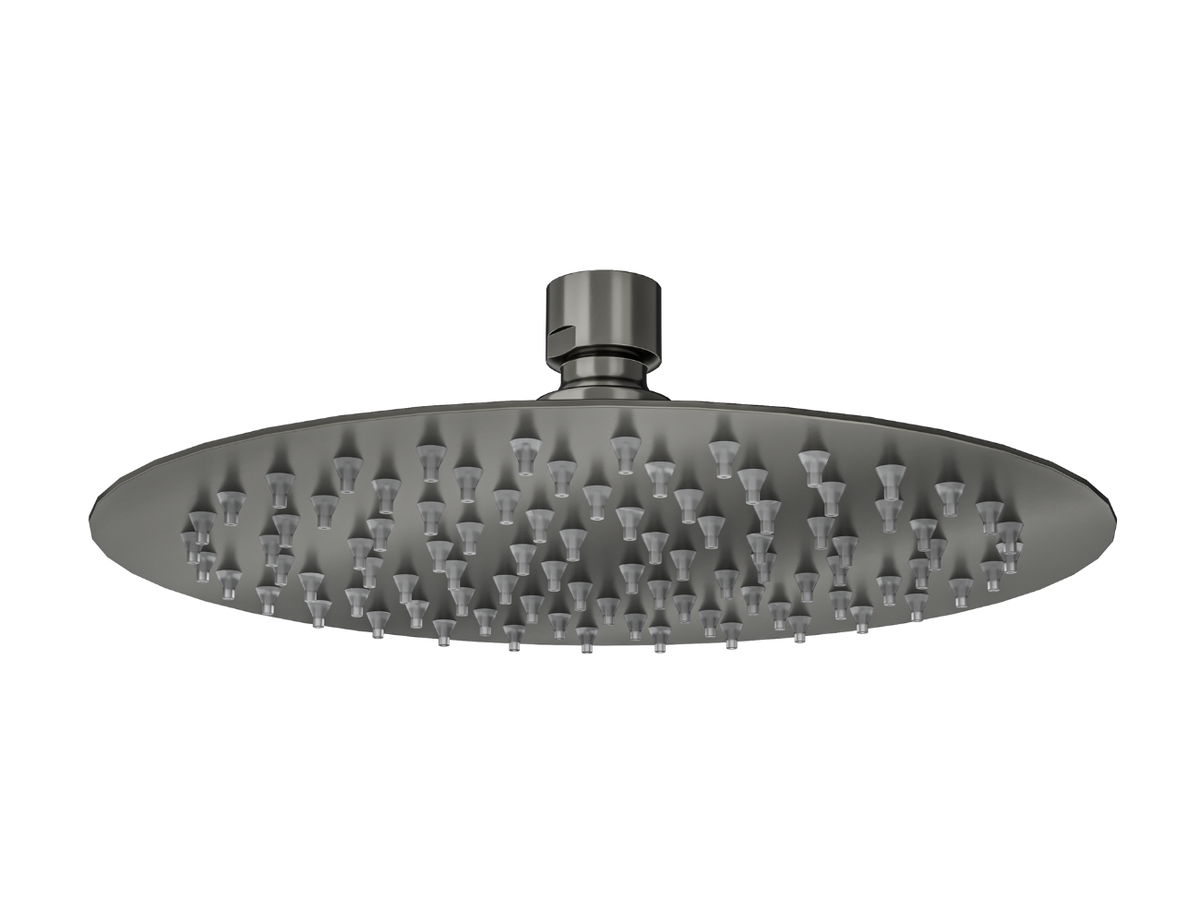 Linsol Oro Round Shower Head 200mm Gunmetal