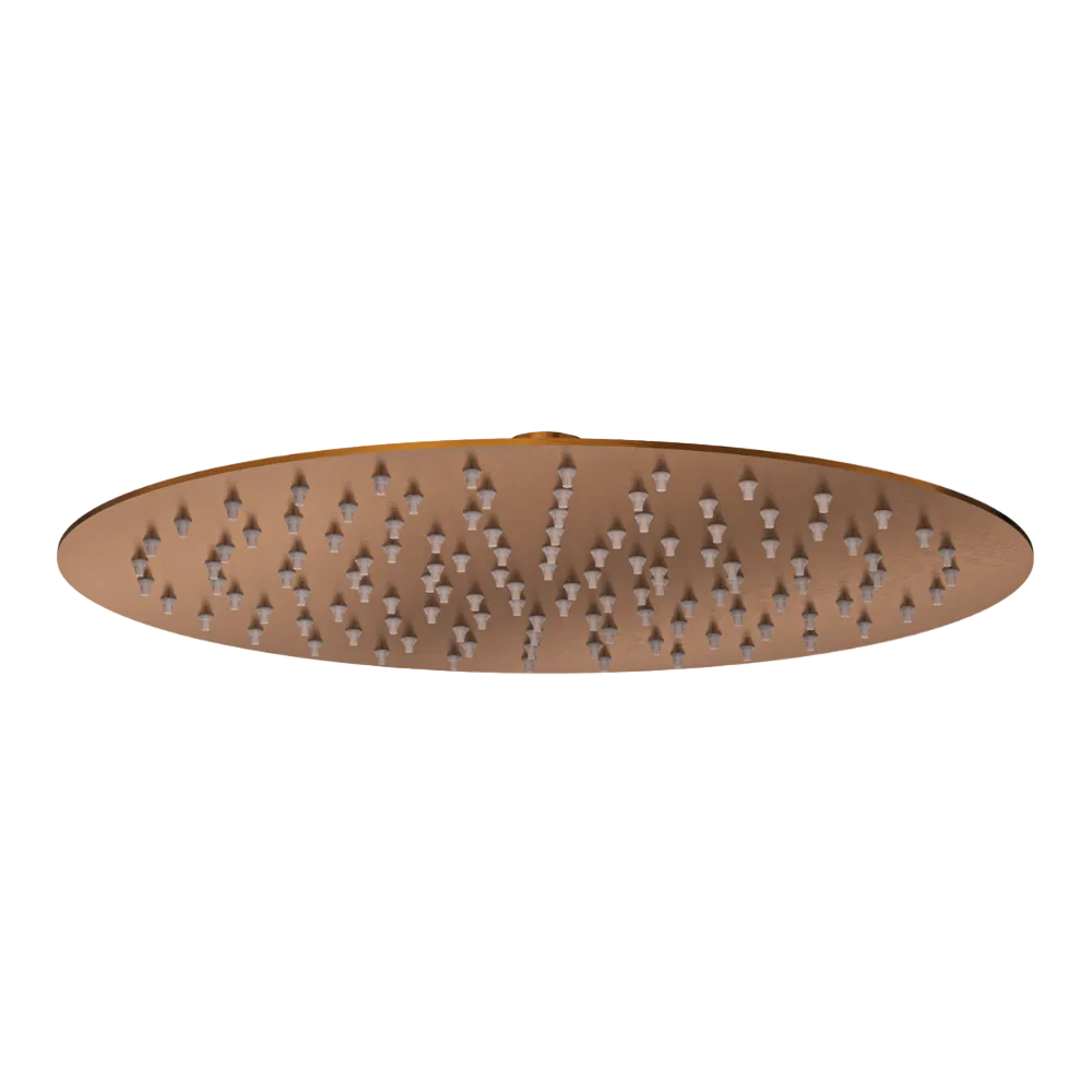 Linsol Oro Round Shower Head 300mm Aged Bronze