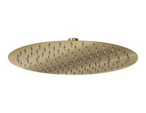 Linsol Oro Round Shower Head 300mm Brushed Brass