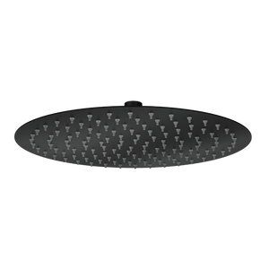 Linsol Oro Round Shower Head 300mm Matte Black