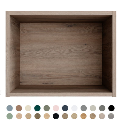 TIMBERLINE CUSTOM LAUNDRY OPEN SHELF CABINET 450MM