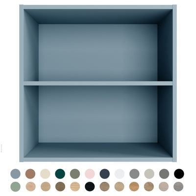 TIMBERLINE CUSTOM LAUNDRY CABINET 600MM WITH TWO OPEN SHELVES