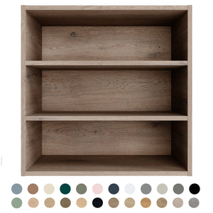 TIMBERLINE CUSTOM LAUNDRY CABINET 600MM WITH THREE OPEN SHELVES