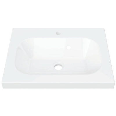 DUROCLASS OLYMPIC STADIUM GLOSS WHITE SINGLE BOWL UNDERMOUNT VANITY TOP (MULTIPLE SIZES AVAILABLE)