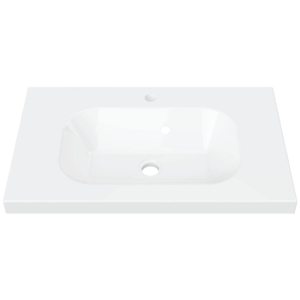 DUROCLASS OLYMPIC STADIUM GLOSS WHITE SINGLE BOWL UNDERMOUNT VANITY TOP (MULTIPLE SIZES AVAILABLE)