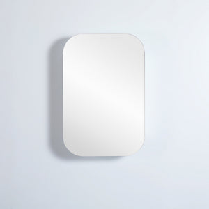 CETO OLIVIA MATTE WHITE MIRROR SHAVING CABINET 600X900MM