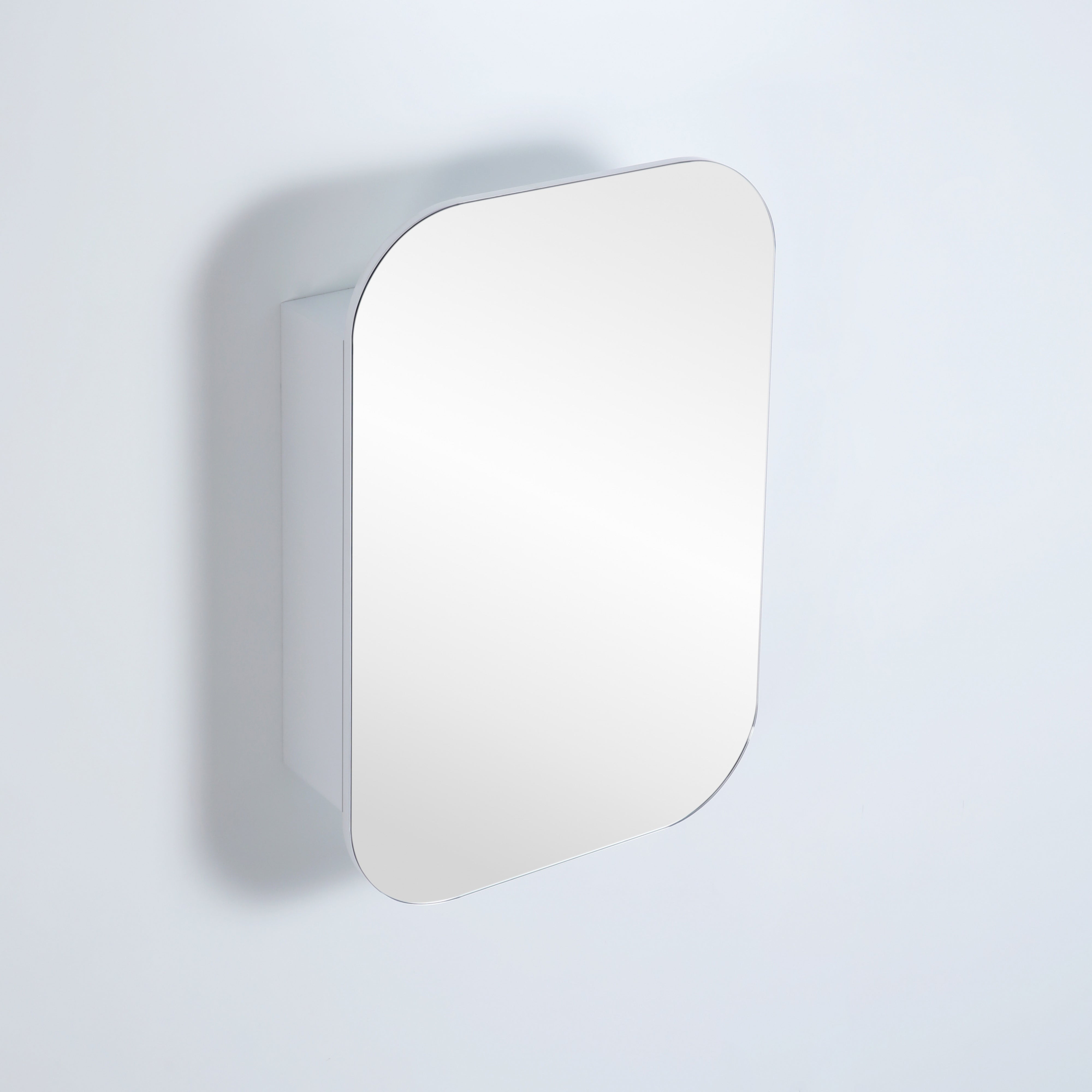CETO OLIVIA MATTE WHITE MIRROR SHAVING CABINET 600X900MM