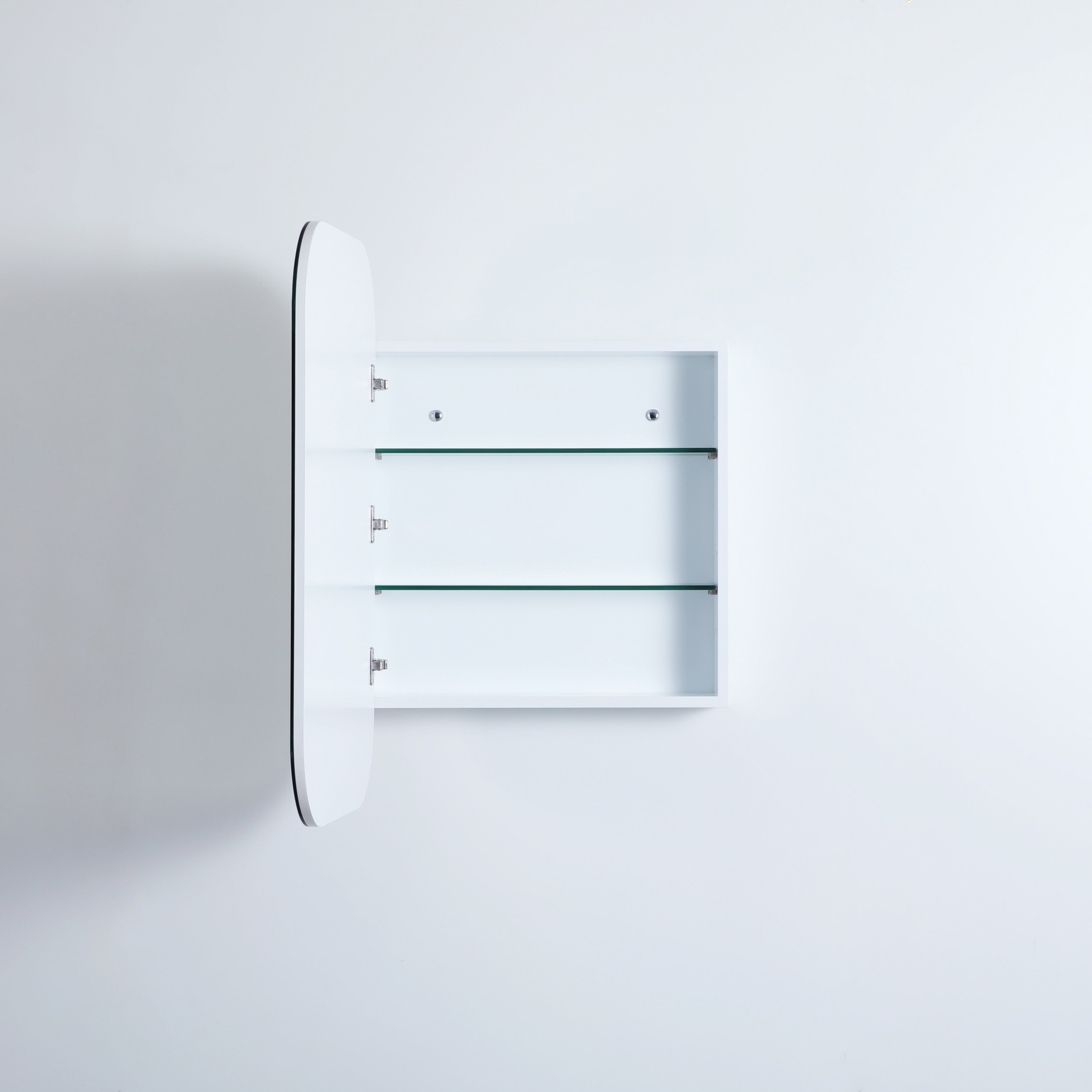 CETO OLIVIA MATTE WHITE MIRROR SHAVING CABINET 600X900MM