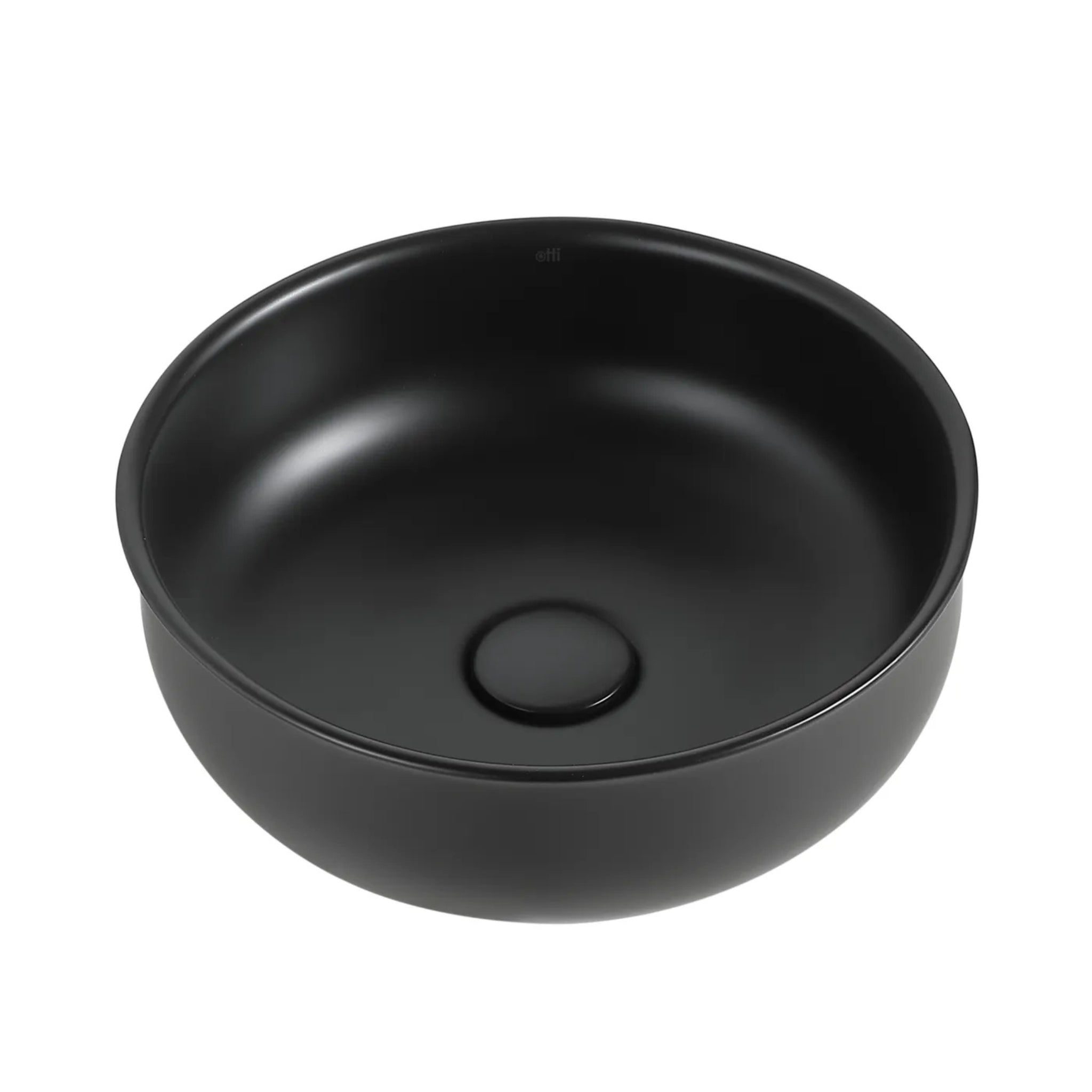 OTTI BRONTE ABOVE COUNTER BASIN MATTE BLACK 365MM