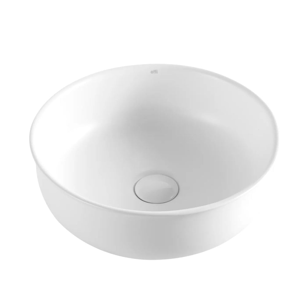 OTTI BRONTE ABOVE COUNTER BASIN MATTE WHITE 390MM