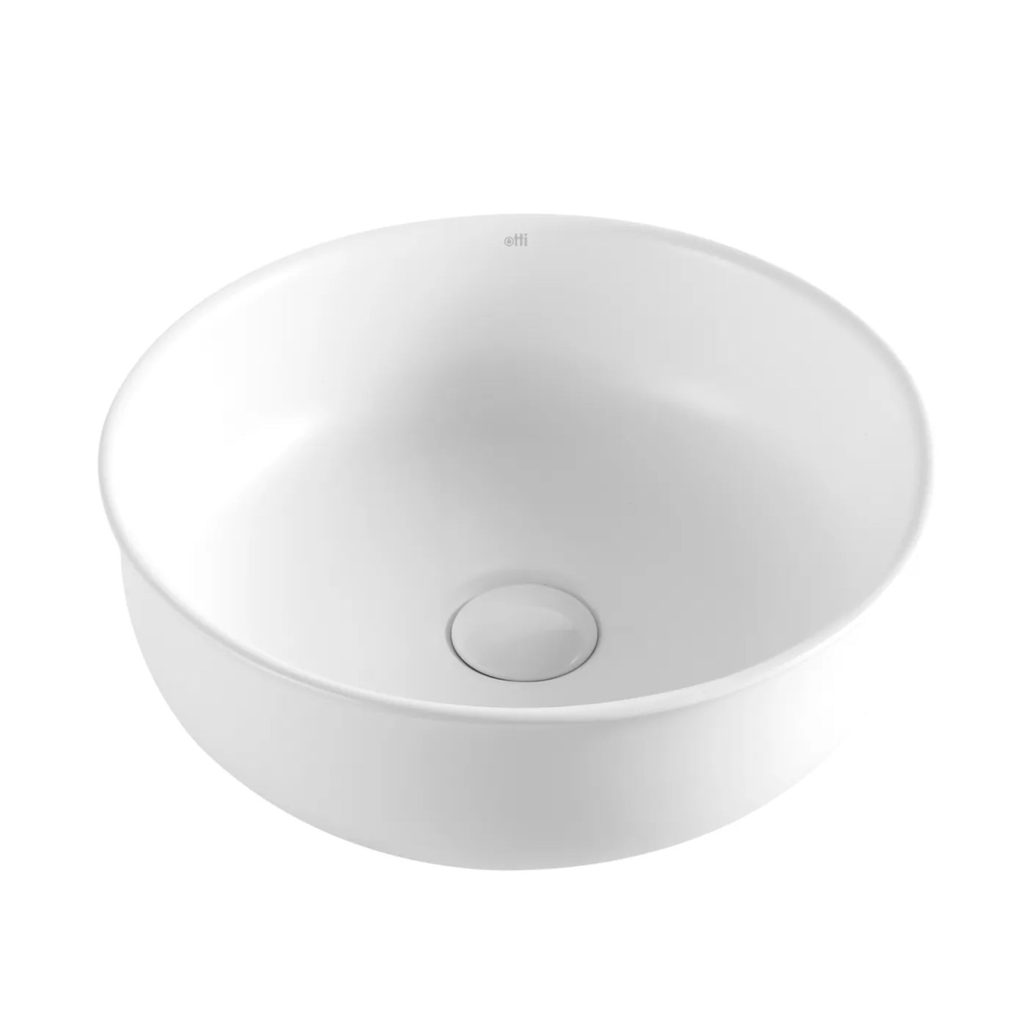 OTTI BRONTE ABOVE COUNTER BASIN MATTE WHITE 390MM