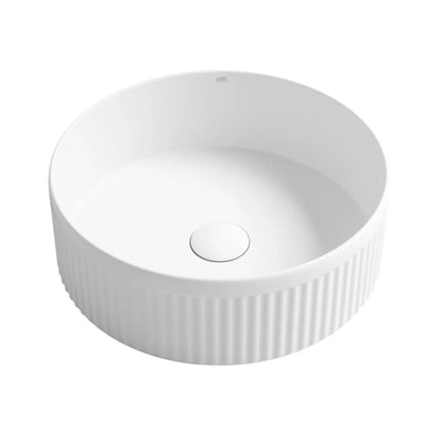 OTTI OXFORD ROUND MATTE WHITE BASIN 395MM