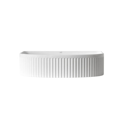 OTTI ARCHIE CERAMIC ABOVE COUNTER BASIN MATTE WHITE 415MM