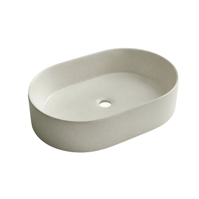 OTTI QUAY OVAL ABOVE COUNTER BASIN CARBON GREY 500MM