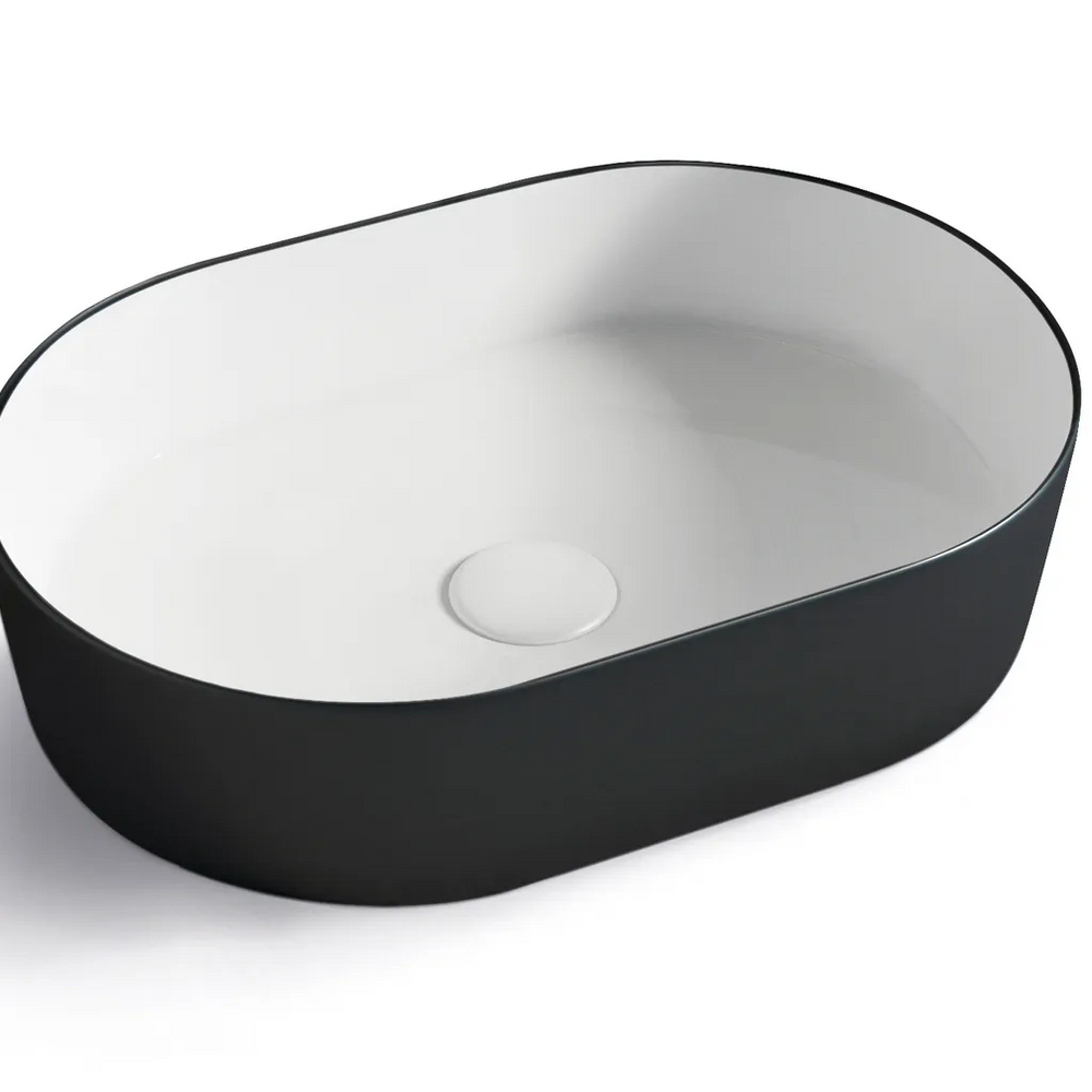 OTTI QUAY OVAL BASIN MATTE WHITE 500MM