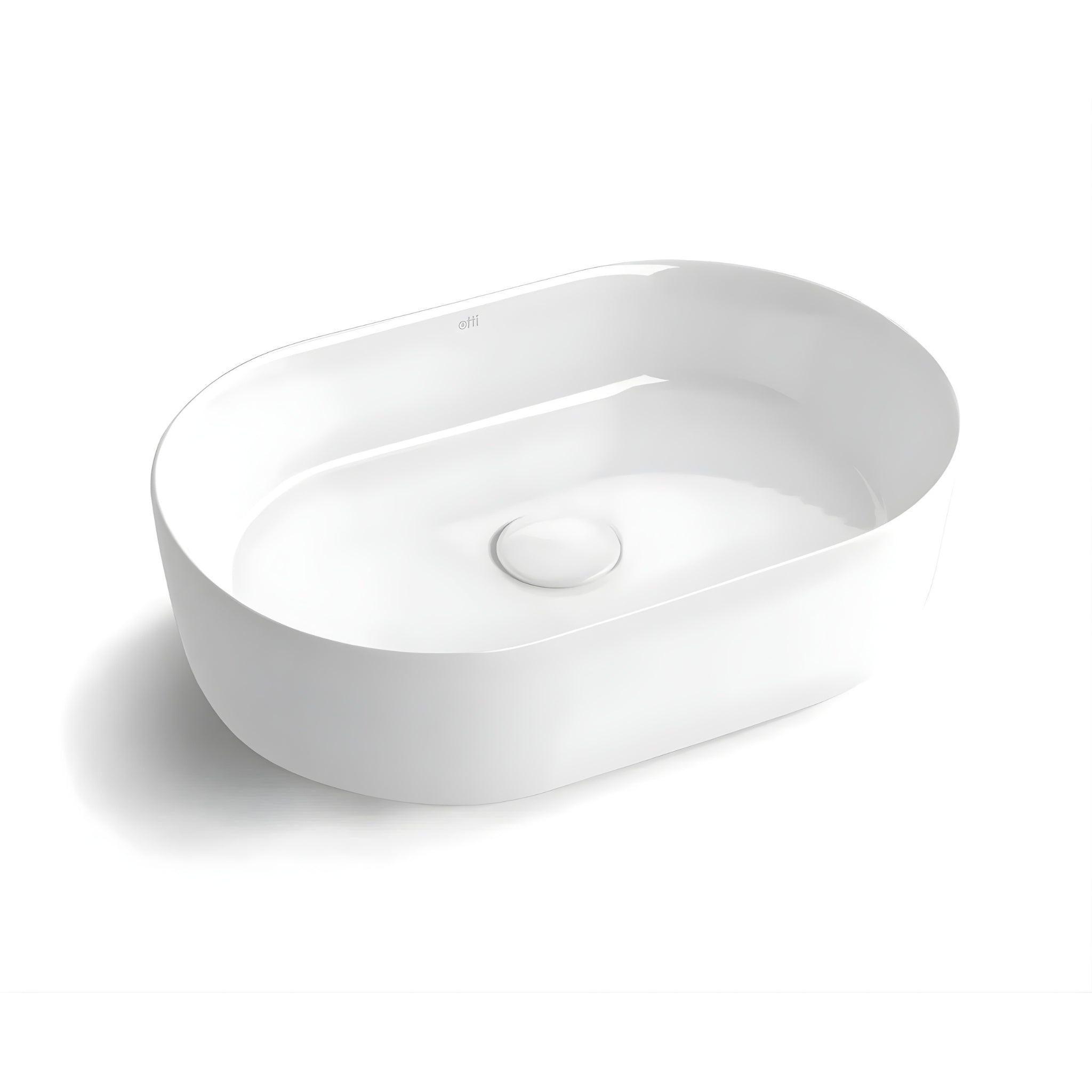 OTTI QUAY OVAL BASIN MATTE BLACK 500MM