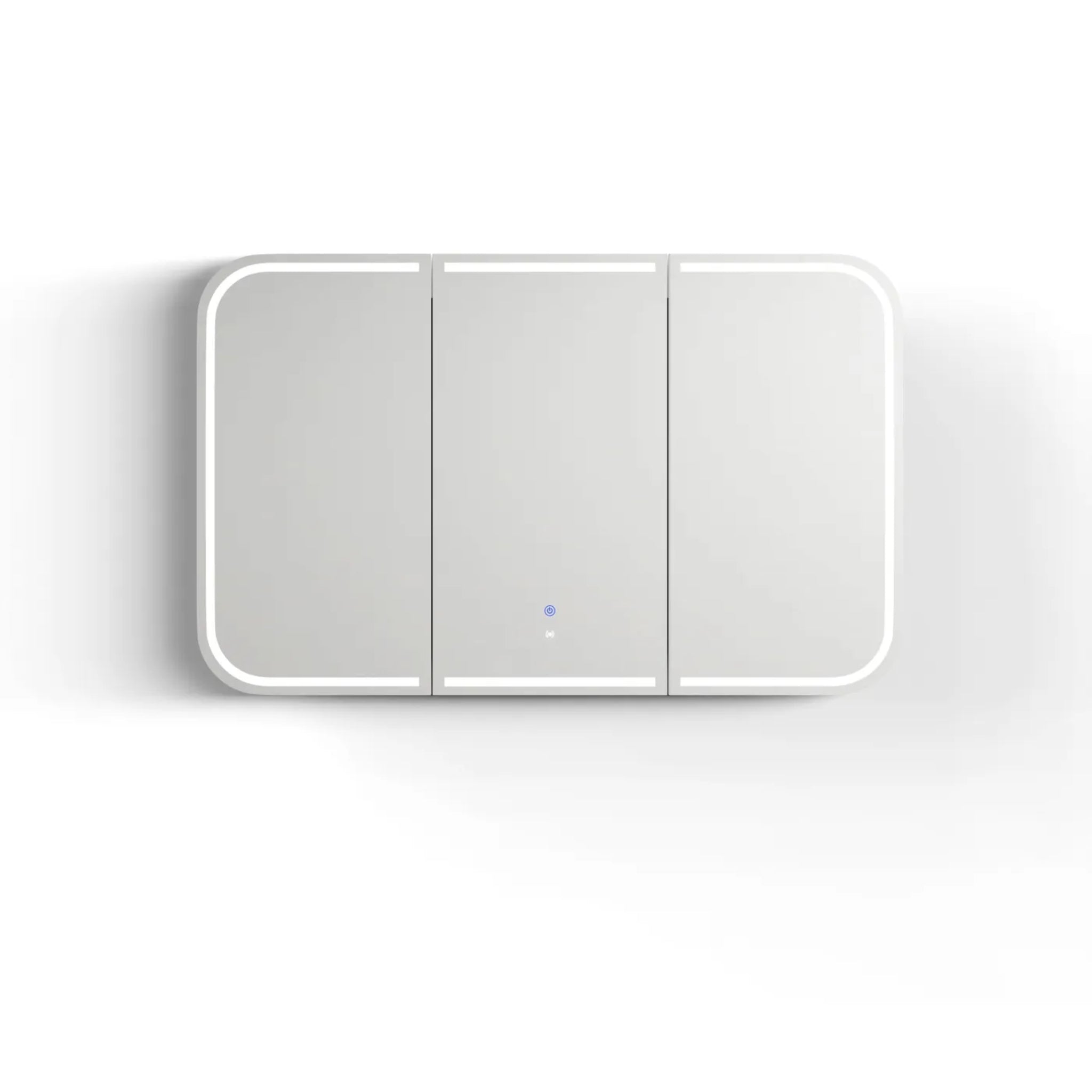 OTTI NEWPORT MATTE WHITE LED SHAVING CABINET WITH POWERPOINT 1200X750MM - NO ORIGINAL BOX