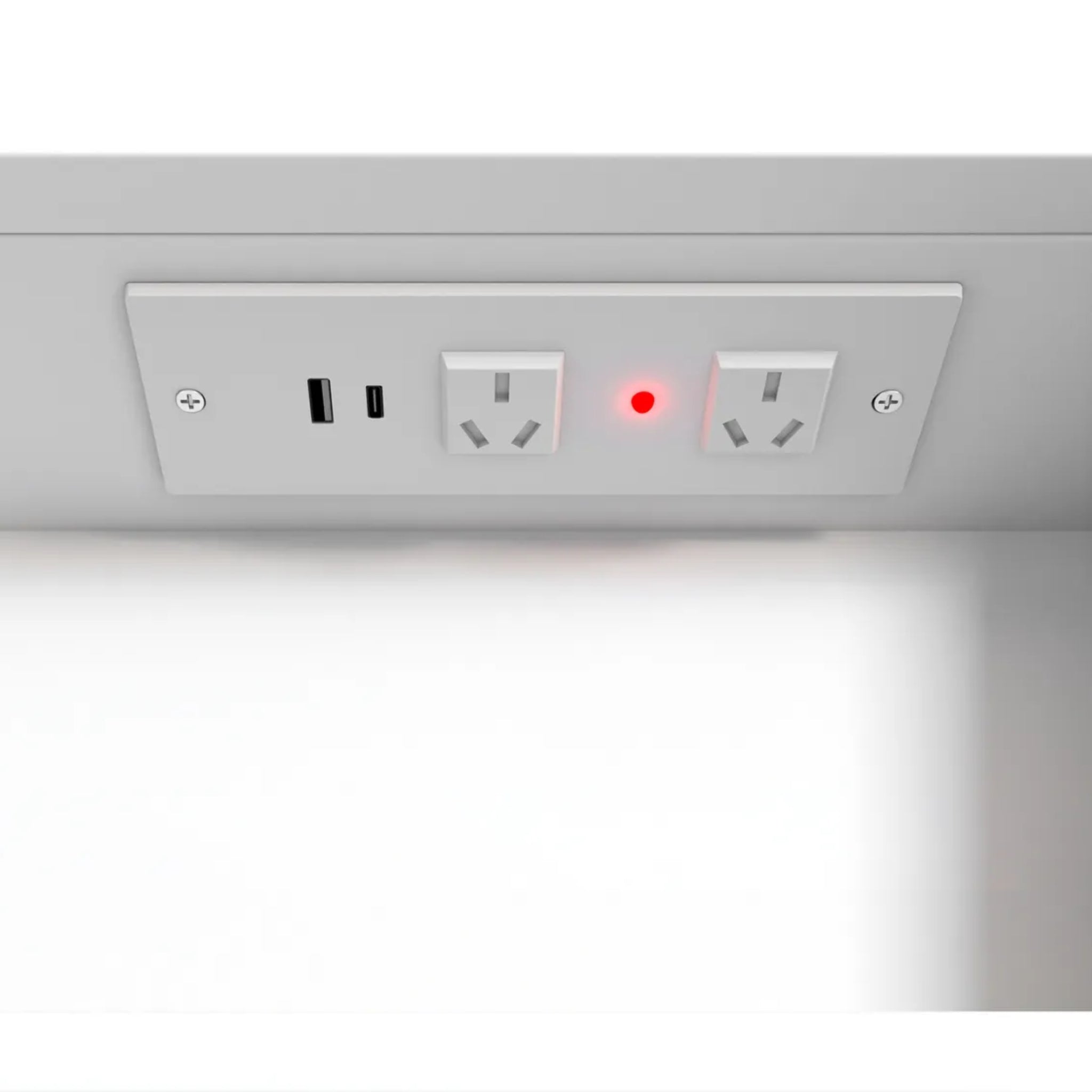 OTTI NEWPORT MATTE WHITE LED SHAVING CABINET WITH POWERPOINT 1500X750MM