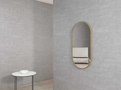 OTTI NOOSA GOLD OVAL MIRROR 450X900MM