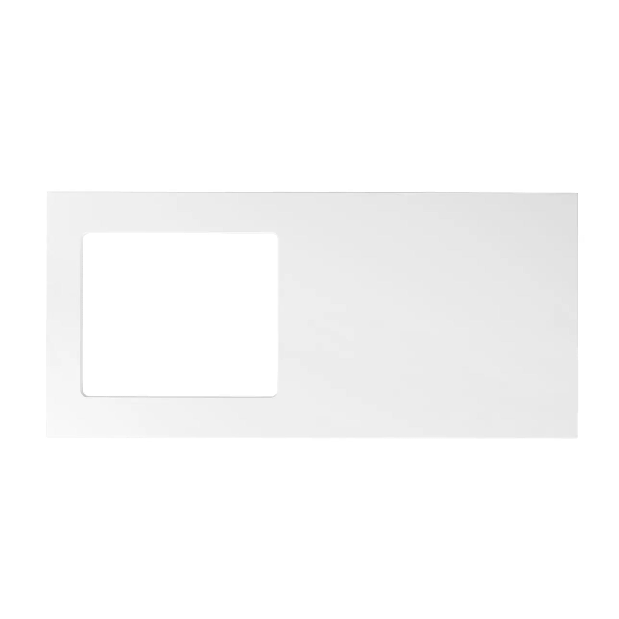 OTTI SOLID SURFACE PURE WHITE 1300MM LAUNDRY STONE TOP