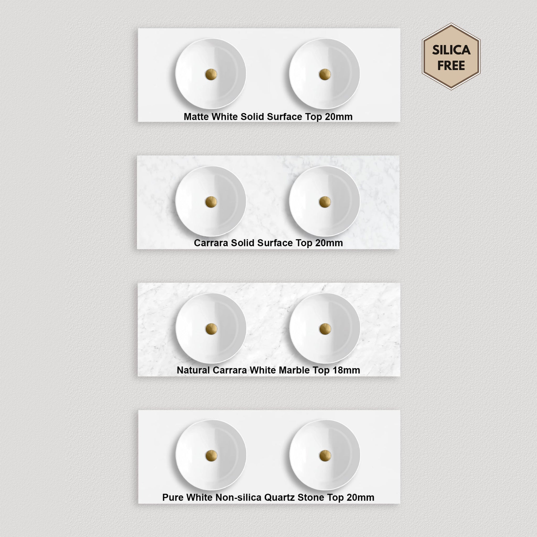 OTTI LAGUNA MARK II MATTE WHITE 1500MM DOUBLE BOWL WALL HUNG VANITY