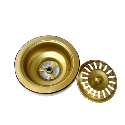 OTTI SINK BASKET WASTE 114MM ARGENT GOLD