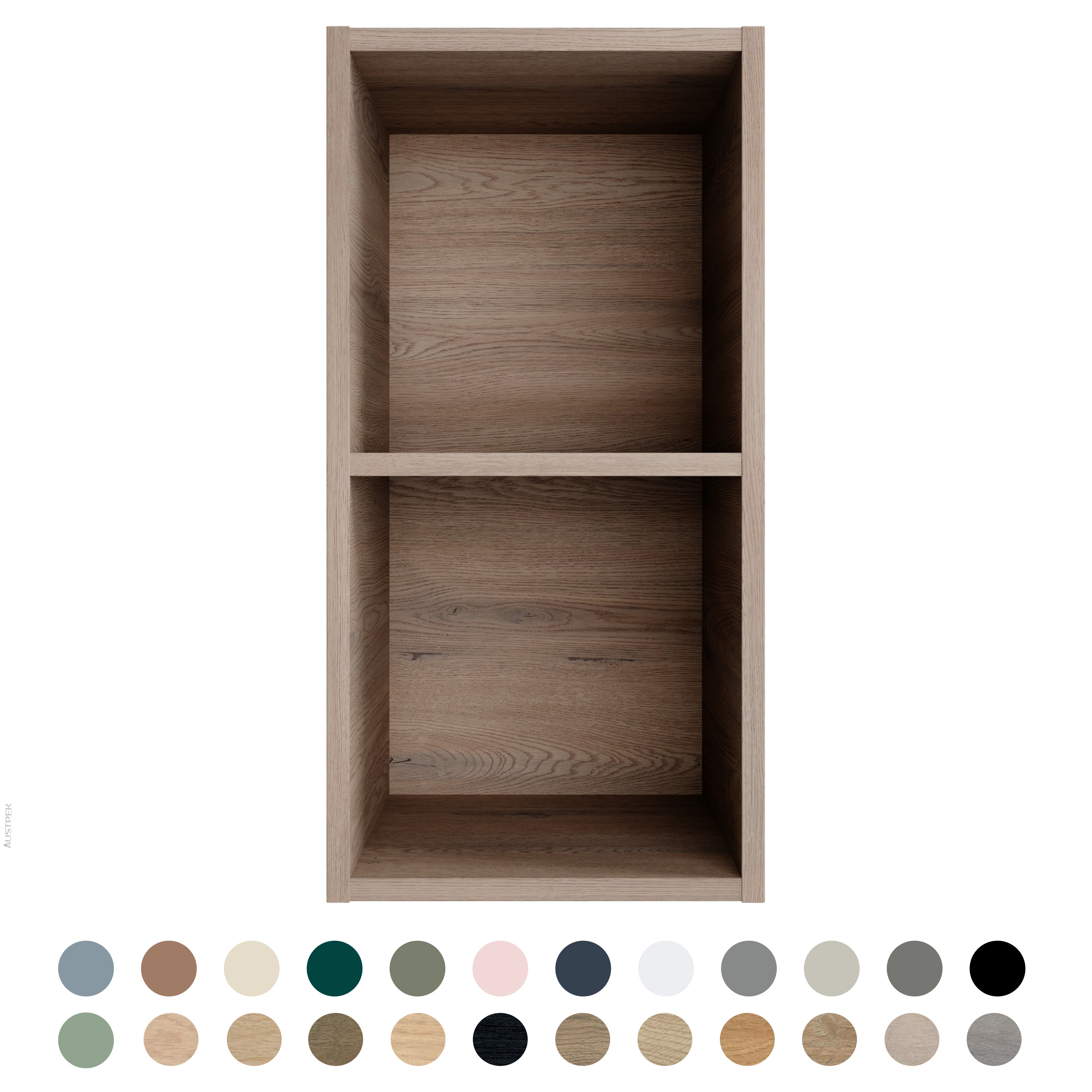 TIMBERLINE CUSTOM LAUNDRY CABINET 300MM WITH TWO OPEN SHELVES